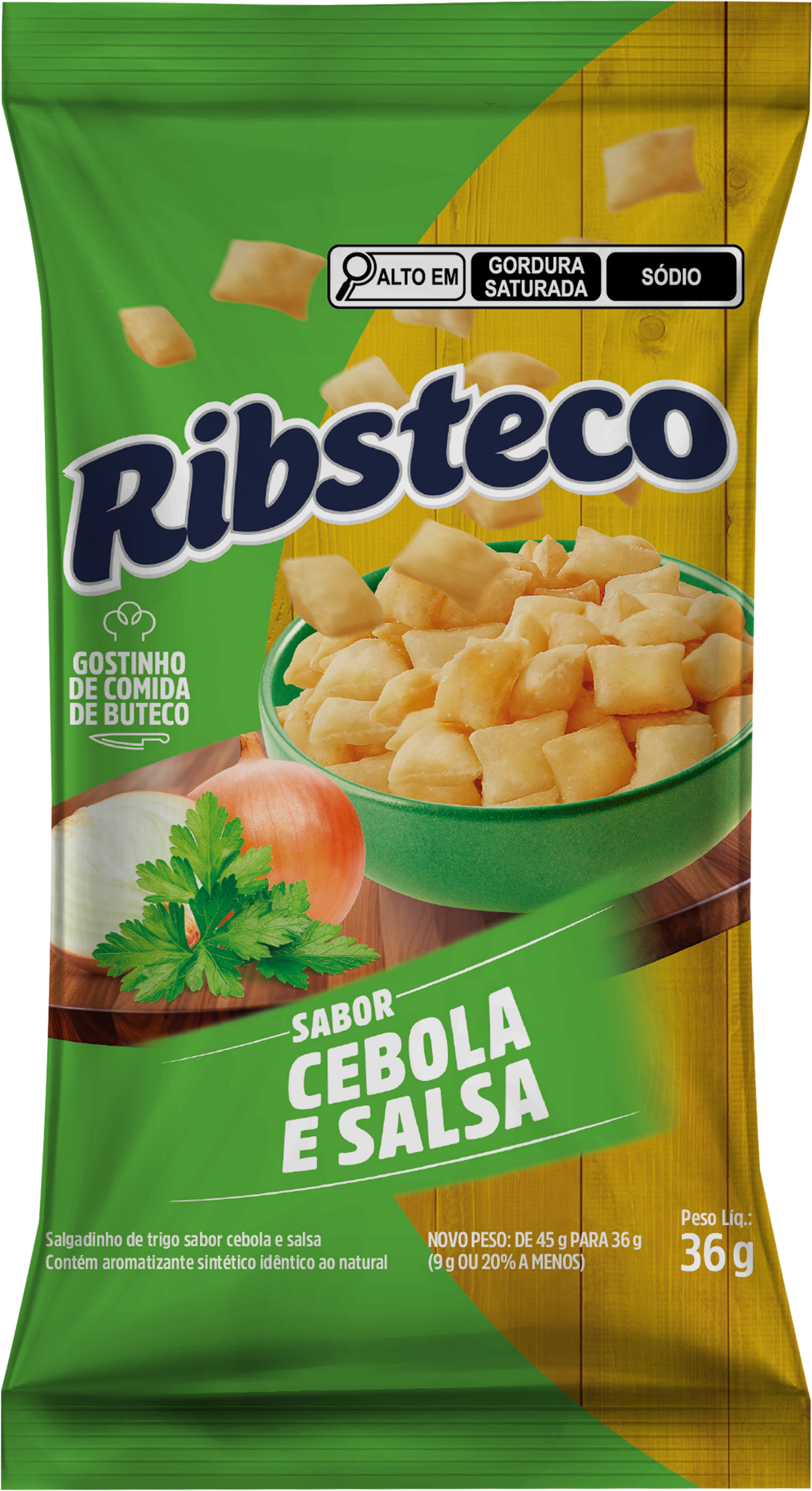 RIBSTECO - SABOR CEBOLA E SALSA