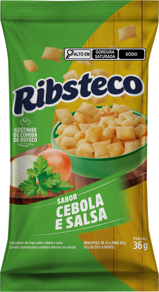 RIBSTECO - SABOR CEBOLA E SALSA