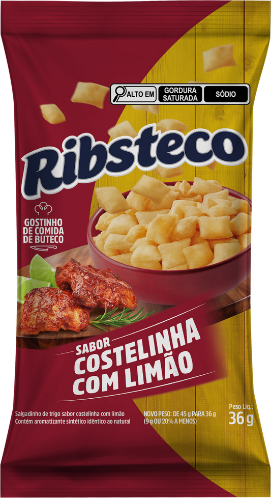 RIBSTECO - SABOR COSTELINHA COM LIMÃO